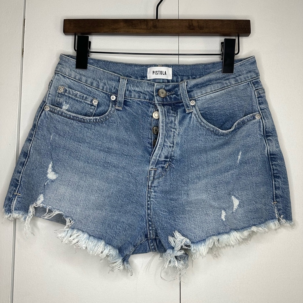 Pistola Nova Denim Shorts in Tulum, Size 27